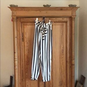 High waisted striped Pull & Bear pants